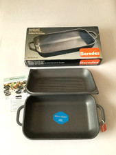 BERNDES - Großer Bräter mit Grillschale, Aluminiumguss,  Neu & Unbenutzt!