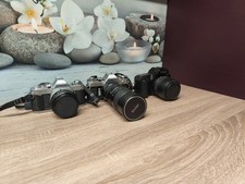 Vintage 3 Canon Foto Kamera mit 14 Neu Rollen Film und Tasche