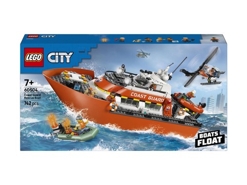 Lego city 60504 - city, rettungsboot