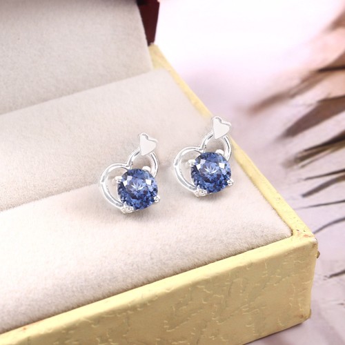 Blau saphir ohrringe - blau,