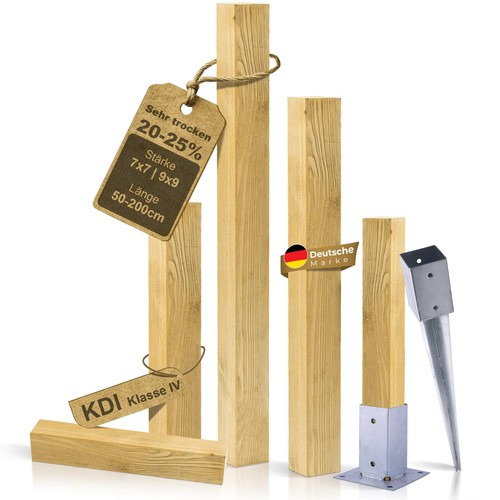 Zaunpfosten kdi flach kopf - kdi,