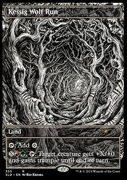 Magic mtg kessig wolf - magic/mtg,