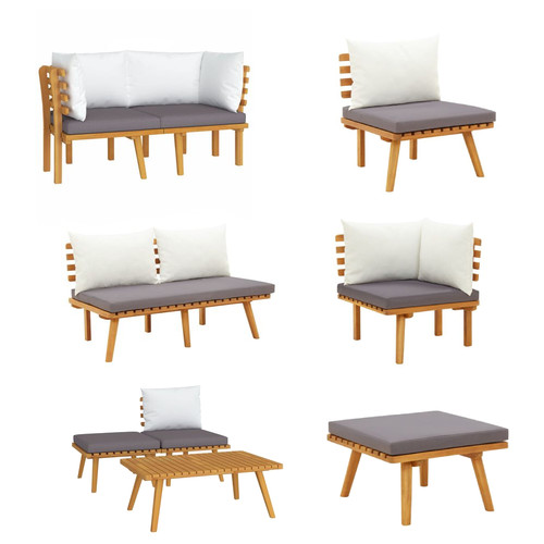 Tlg garten lounge set sofa - 3-tlg.,