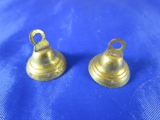 2 kleine Messing Glöckchen