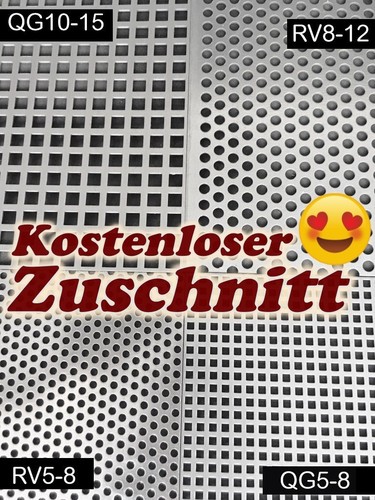 Lochbleche aluminium stahl - aluminium,