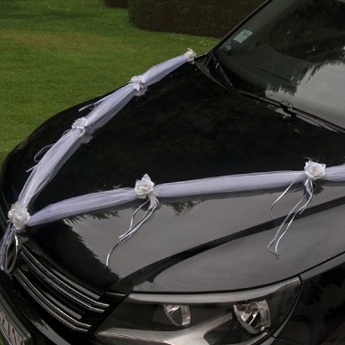 Autogirlande rosen schmuck - autogirlande, -schmuck