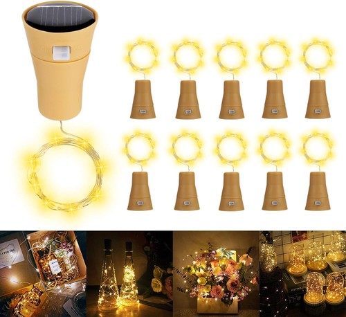 Led solar weinflasche lichter - solar,