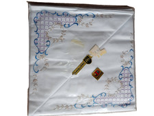 INDANTHREN, 2tlg. Aussteuer Bettwäsche, Weißwäsche, 2 Kissenbezüge ca. 80x80cm