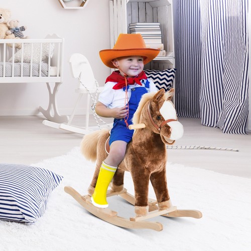 Homcom schaukelpferd baby - schaukelpferd,