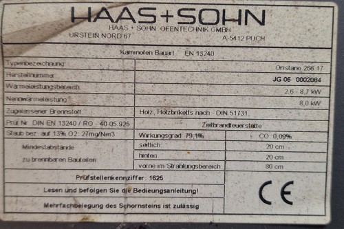 Haas sohn oristano kaminofen - oristano,