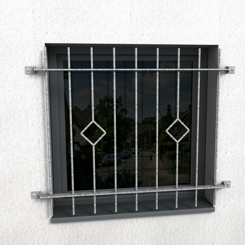 Fenstergitter nach maß - fenstergitter, stahl
