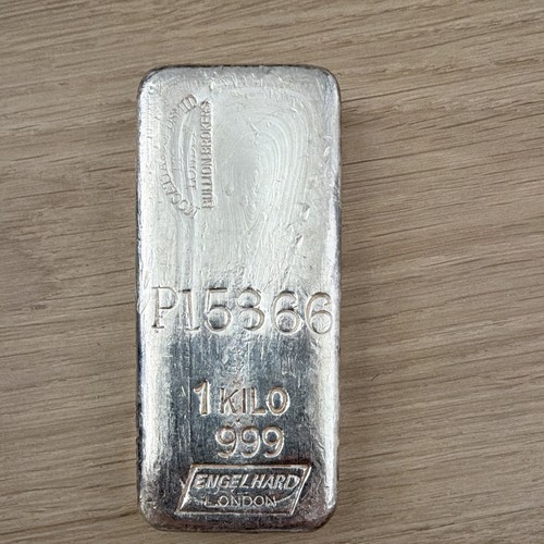 Engelhard london silberbarren - london,