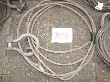 1x Drahtseil Ø 8mm Stahlseil Windenseil 5000mm mit Öse ex Bundeswehr (DS8)