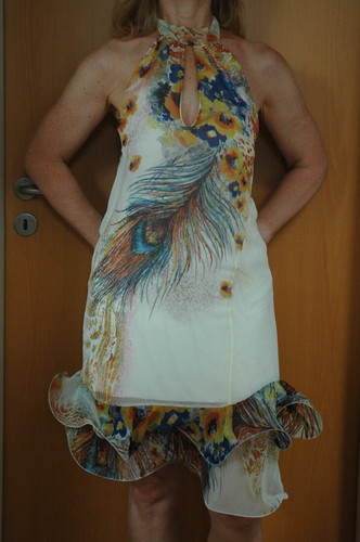 Kleid italienische mode mit - m,,