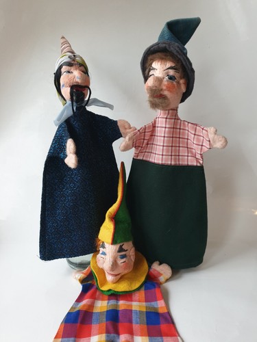 Dresdner vintage handpuppen - 3,
