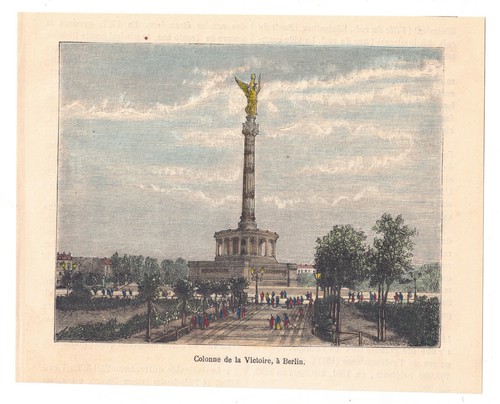 Orig kolorierter holzstich - kolorierter,