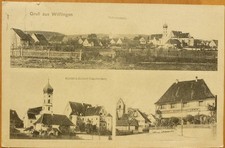 AK Gruss aus Wilflingen 1907 Langenenslingen Sigmaringen Biberach Riedlingen
