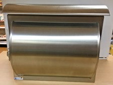 HEIBI Briefkasten, silber, Quelo 64234-072, Edelstahl, NEU, OVP