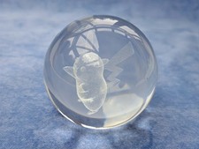 TOP Pokemon Pikachu Kristallkugel 3D Pokeball nur Glaskugel ohne Beleuchtung 