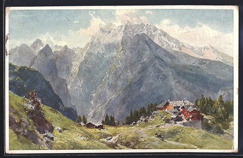 Künstler edward theodore - künstler-ak,