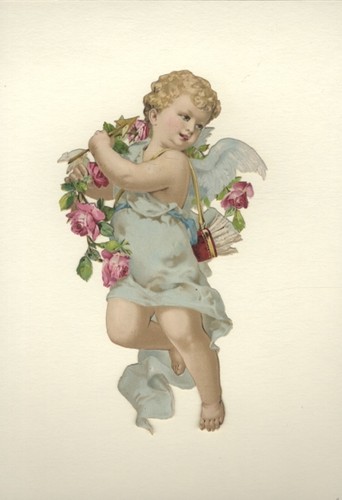 Wafer angel with arrow - wafer,