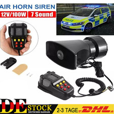 12V Autohupe Sirene Auto LKW 7