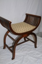 Antike Sitzgondel Mahagoni /