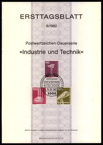 Berlin etb ersttagsblatt - berlin,