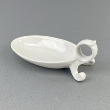 Seltener Vorspeiselöffel / kleine Schale v. KPM Berlin, Mitte 19. Jh., Porzellan