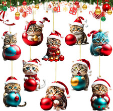 Weihnachtsbaum Katzen