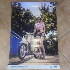 I LOVE SIMSON Fan Poster, Plakat Leinwand Größe A1 Schwalbe Girl