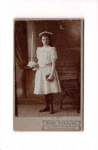 Cdv foto feines - feines, junges