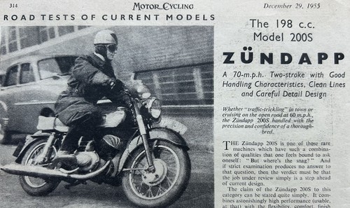 Zundapp model 200s - zundapp,