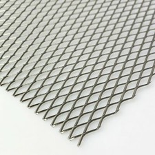 Edelstahl blank Streckmetall