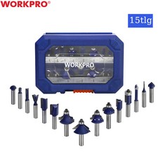 WORKPRO 15tlg. Fräser Set mit