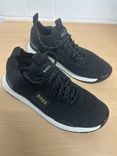 Boss Titanium Runn Sneaker, Größe 43, schwarz