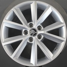 1x Alufelge Skoda Fabia Rapid 5J 7Jx16 ET46 5JA601025B (3)