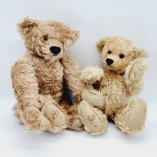 Bo Bears Konvolut 6 mit zwei großen Teddybären 47 cm / 42 cm Mohair