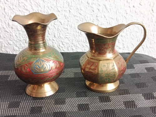 Ddr messing vase krug - ddr, skg