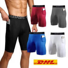 Herren Kompressionsshorts Schnelltrocknendes Base Layer Tights Sport Unterhosen