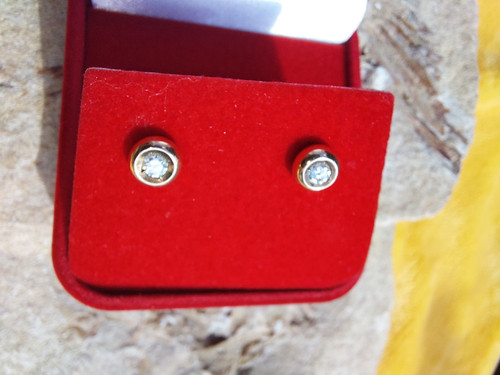 Brillant ohrstecker 585 - ohrstecker,