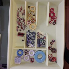 Original Amidon Eisenpulver Ringkerne  und bedrahtete  Induktivitäten , Drosseln