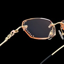 Damen Strass Rand Lesebrille Rahmenlose Lesebrillen Alterssichtig Brille