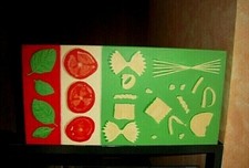 Canvas Wandbild Leinwand Bilde  80x40  Nudelwelt  Pasta