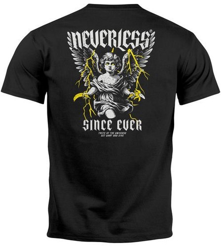 Backprint shirt herren engel - backprint,