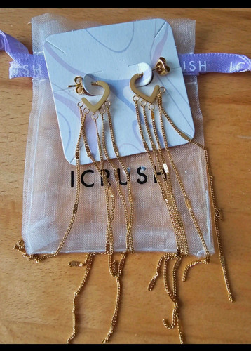 Icrush herz ohrringe - herz,