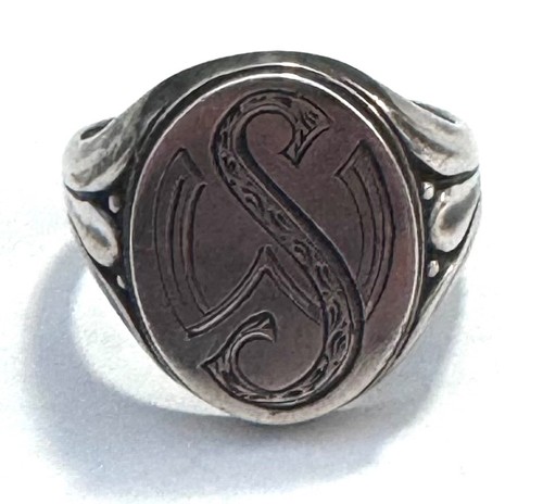 Antiker herrenring gravur - herrenring,