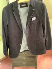 Walbusch Herrensakko Gr 50 Schwarz, Cord, Neu, Tre