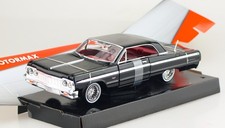 Chevy Chevrolet Impala 1964 schwarz 1:24 Motor Max Modellauto