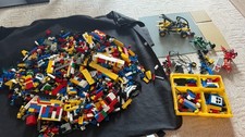 Lego konvolut mit Figuren, Platten, Technik, Bauanleitungen, Über 5 kg